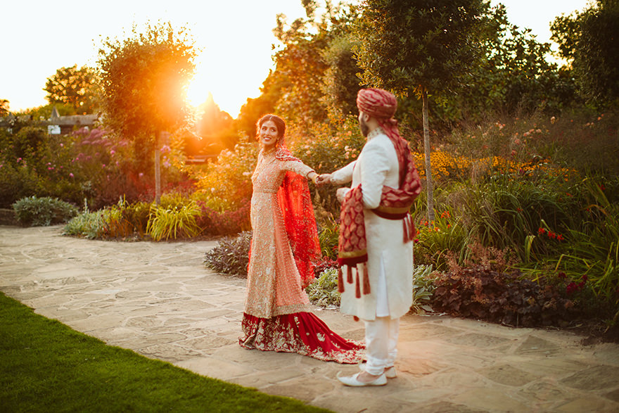 indian and asian wedding photography in London Hampstead Heath park