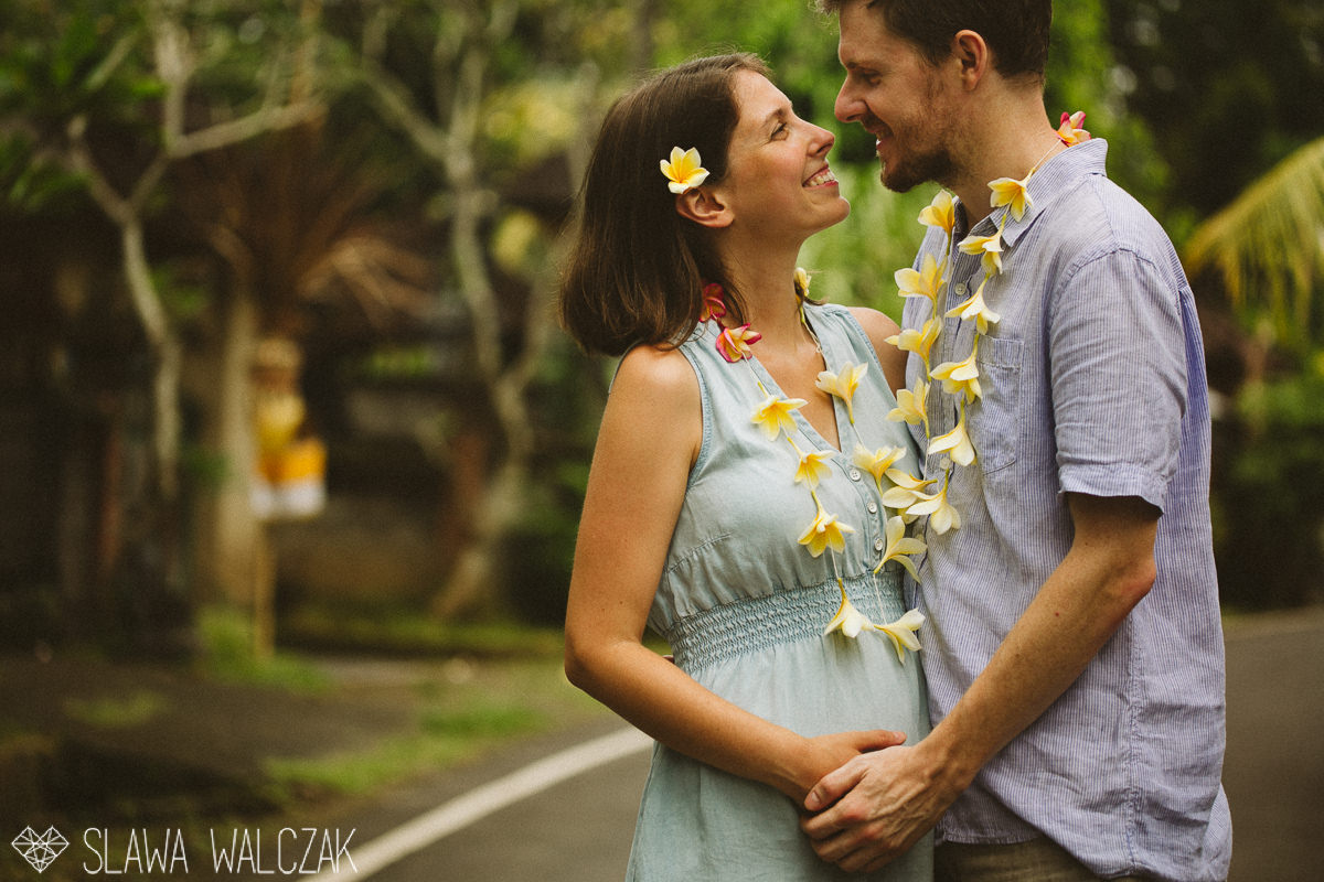 photo from a destination engagement, maternity session in Ubud Bali