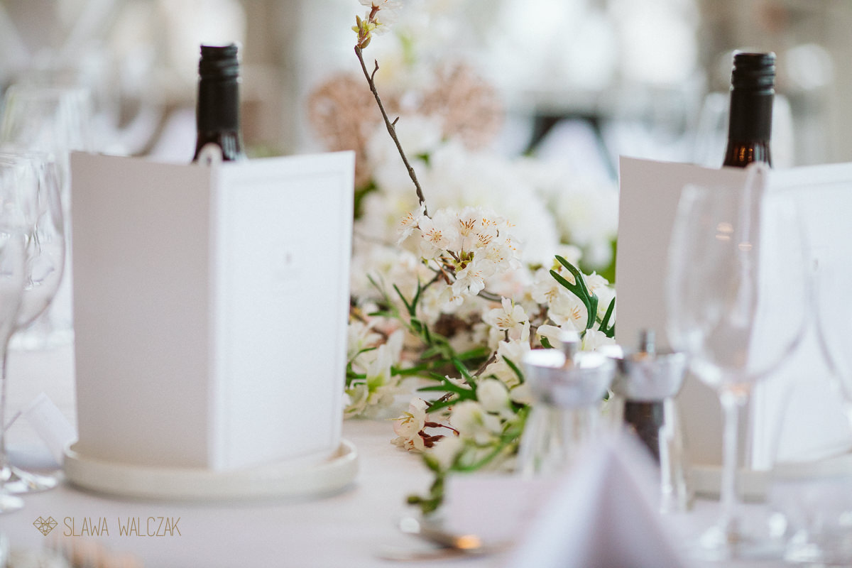 wedding table decor at a Compleat Angler in Marlow