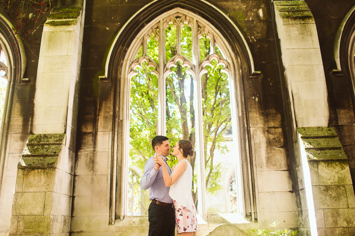St Dunstan in The East London Engagement Photos