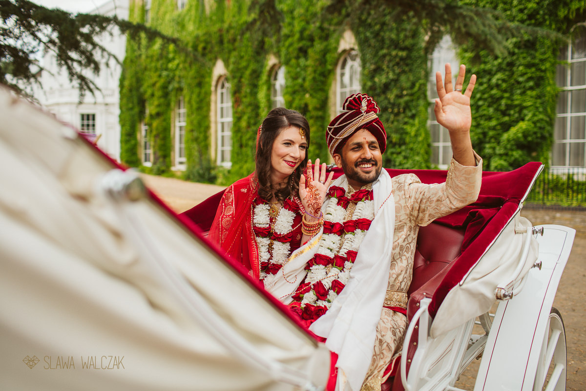 couple faraway at an Indian Wedding in Windsor