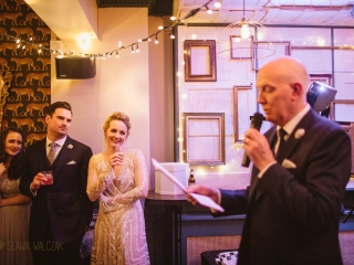 wedding speeches photos at Powder Keg Pub in London
