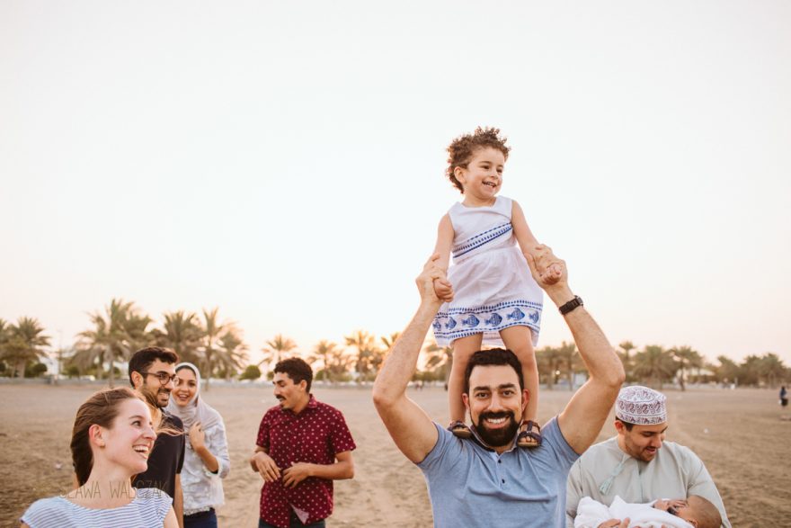 lifestyle family photo session in Muscat Oman