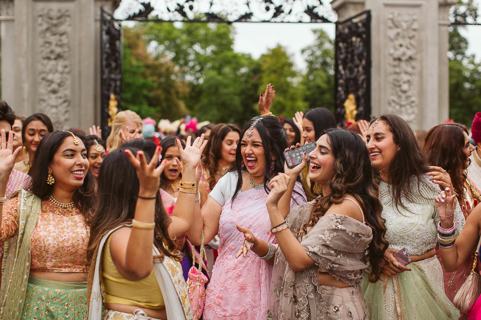 Indian Wedding Baraat at Kew Gardens London