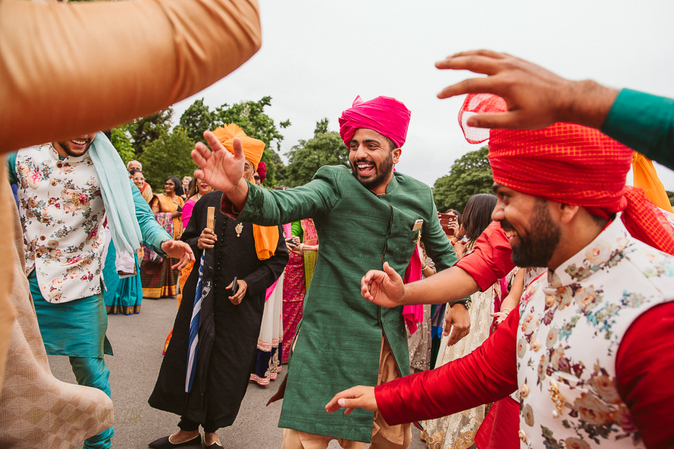 Indian Wedding Baraat at Kew Gardens London
