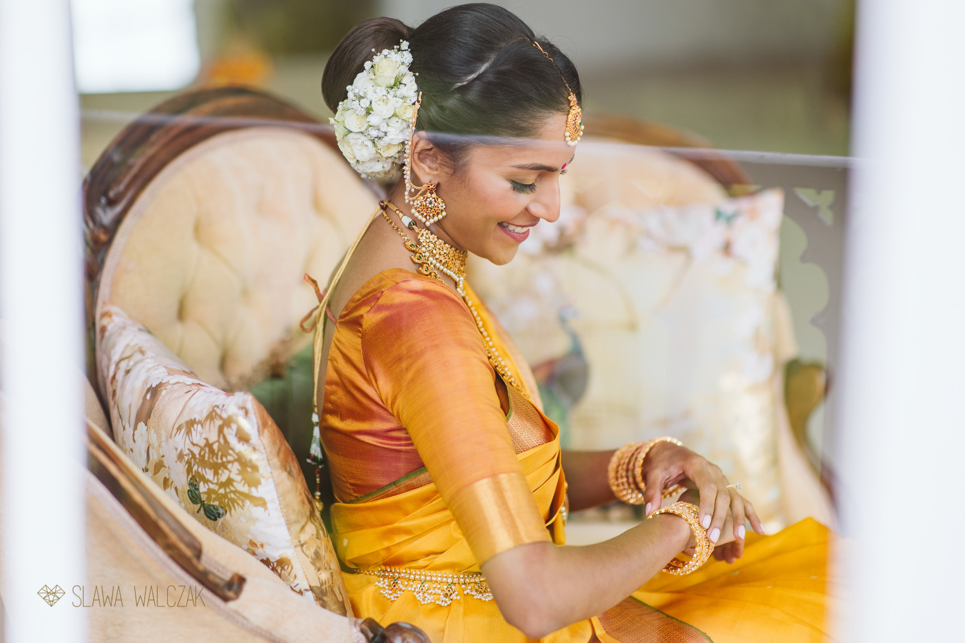 Hindu Tamil bride portraits at Ditton Manor Slough