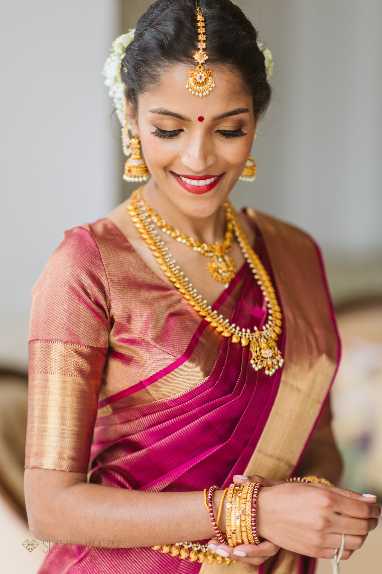 Tamil Hindu Bride portraits at Ditton Manor Wedding