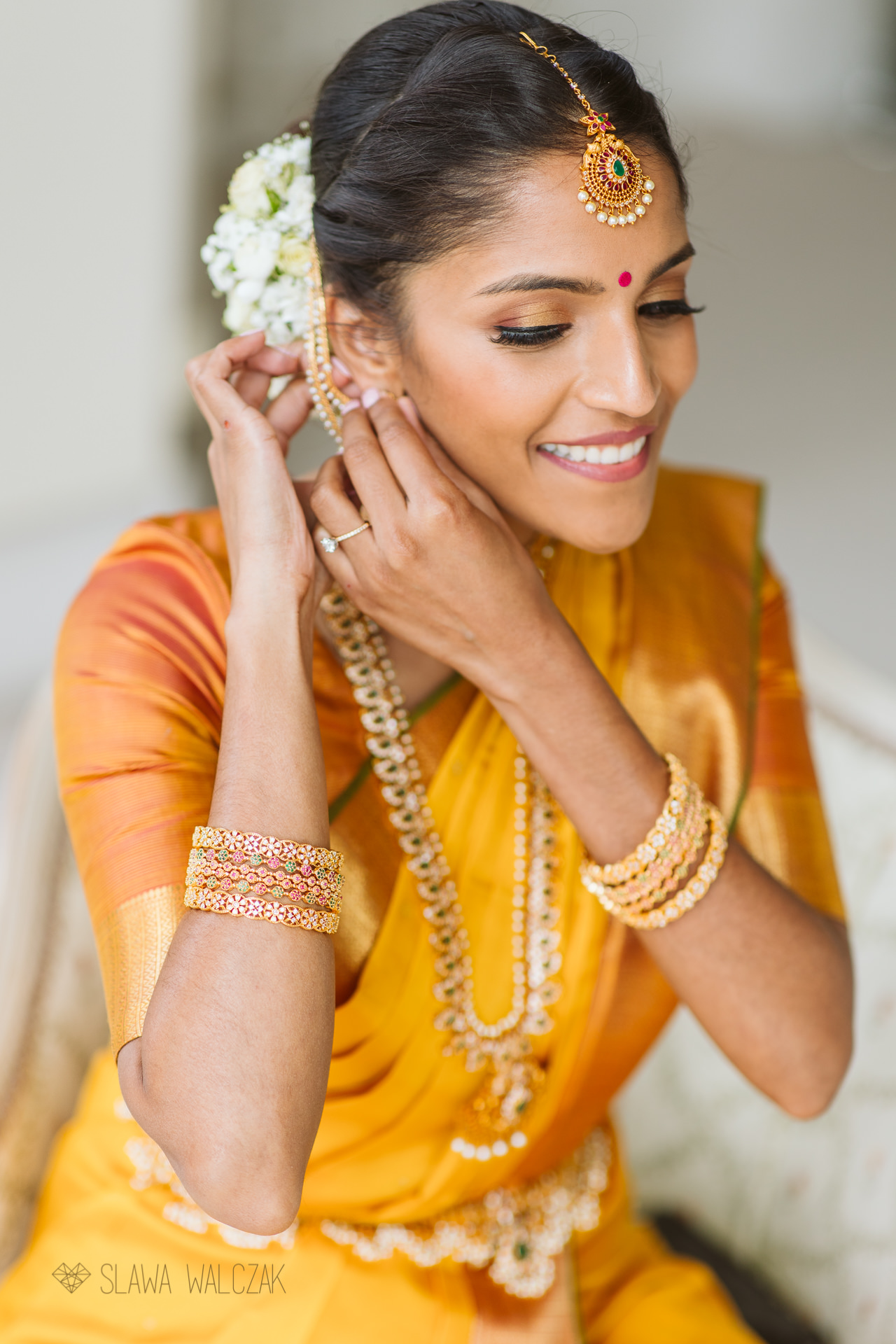 Hindu Tamil bride portraits at Ditton Manor Slough