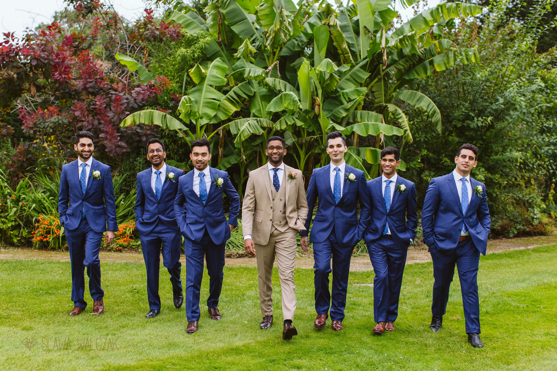 groom and groomsman photogrphy at Ditton Manor