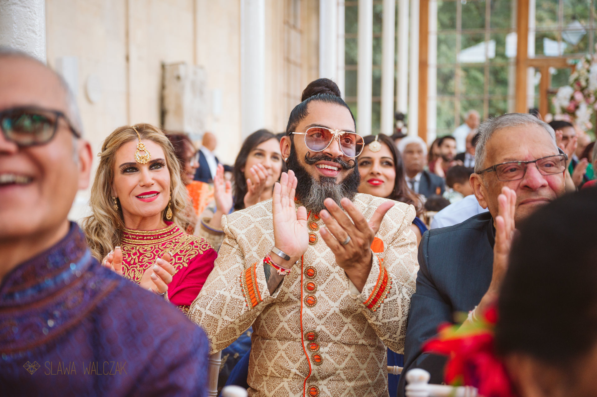 guest photos of an Indian wedding at Kew Gardens