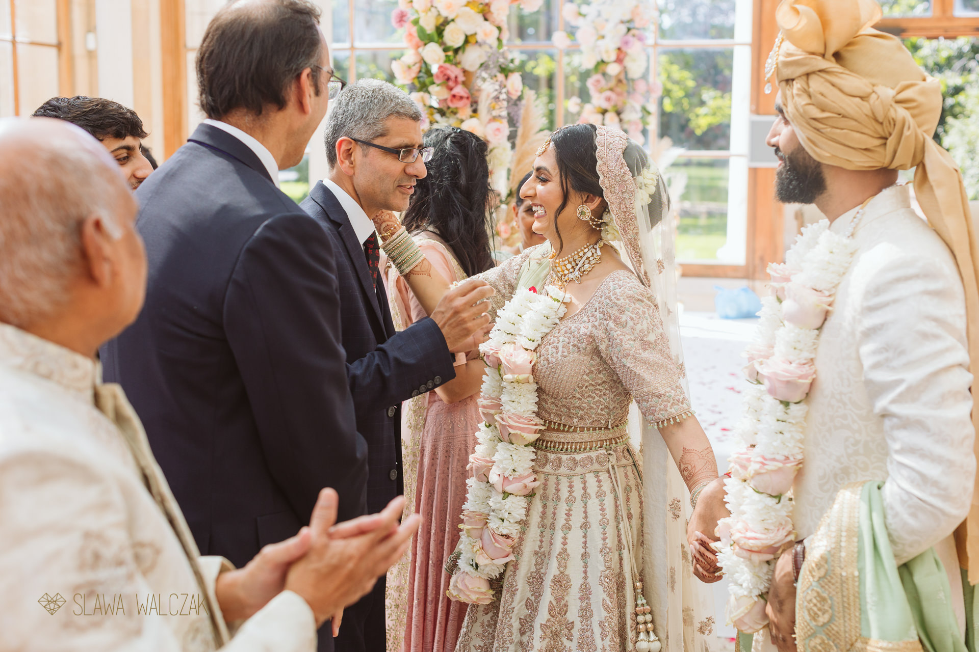 Kew Gardens Indian wedding Vidai photos