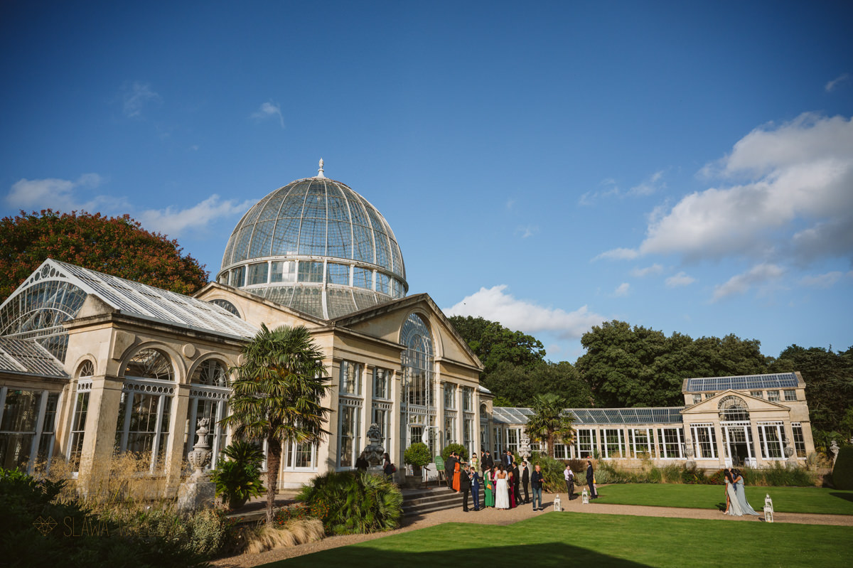 photo of the Conservatory at Syon Park Wedding