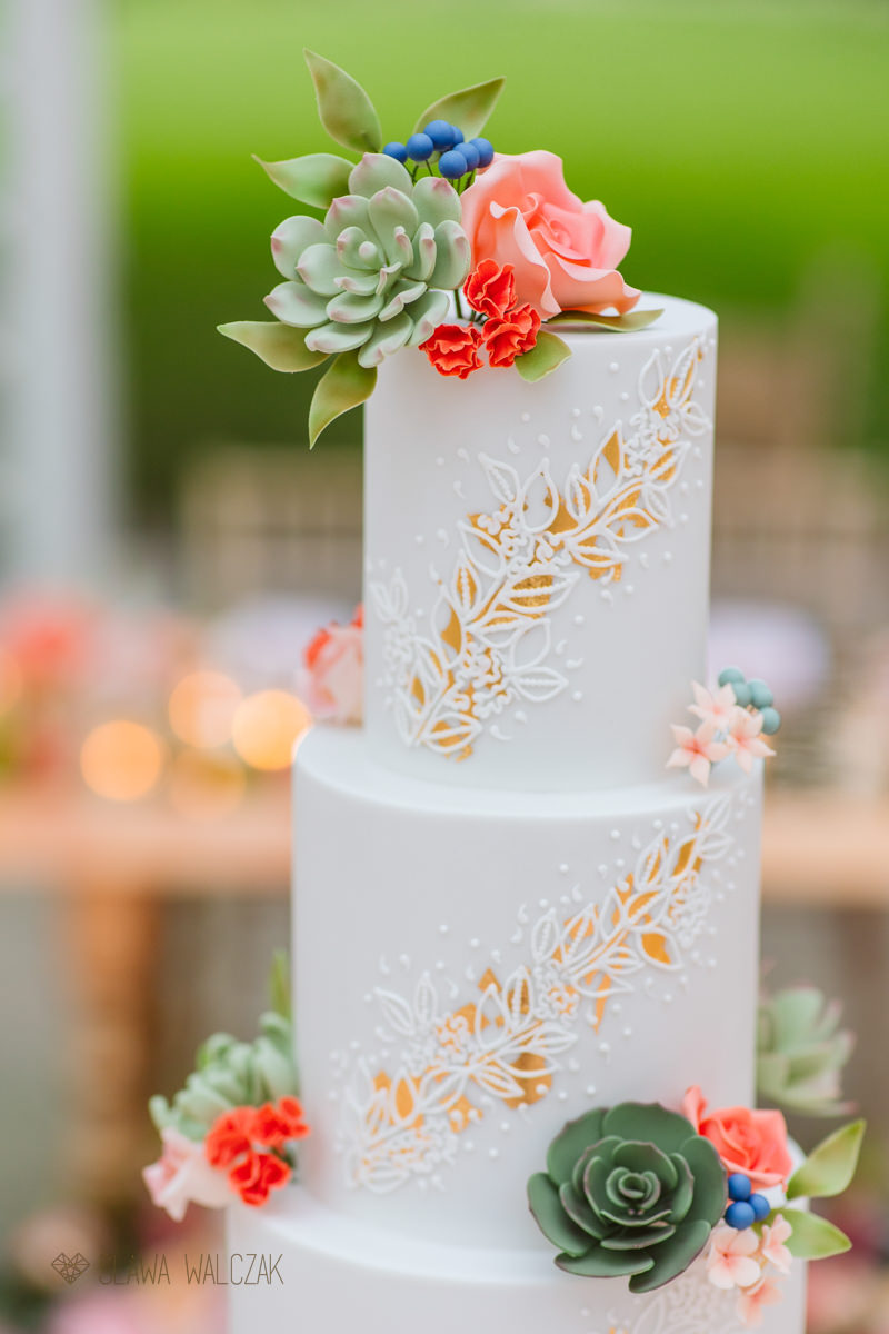 Panache cake at a wedding in Syon Park