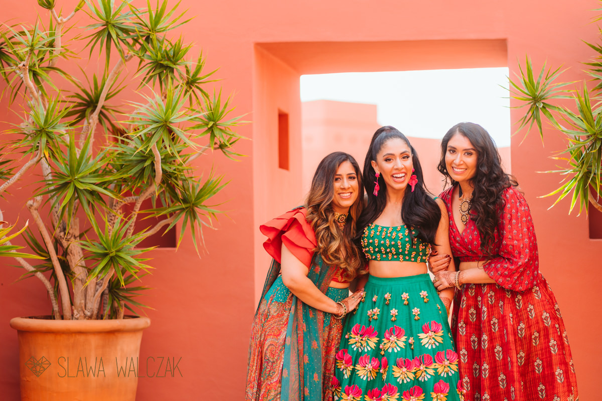 family photos at an Indian Wedding Ritz Carlton Abama