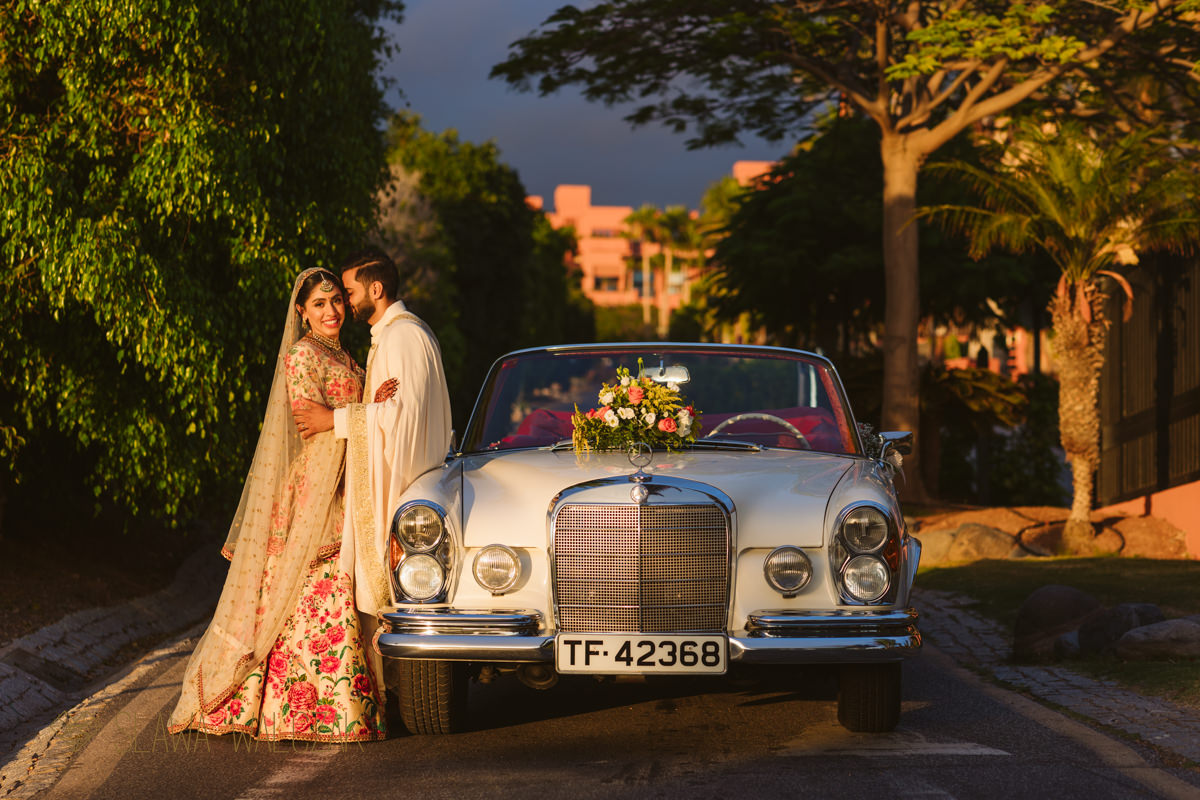 Ritz Carlton Abama Golden Hour Wedding photos
