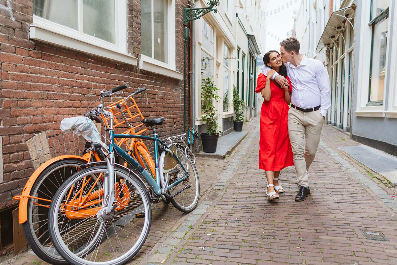 engagement photos from Amsterdam, Netherlands