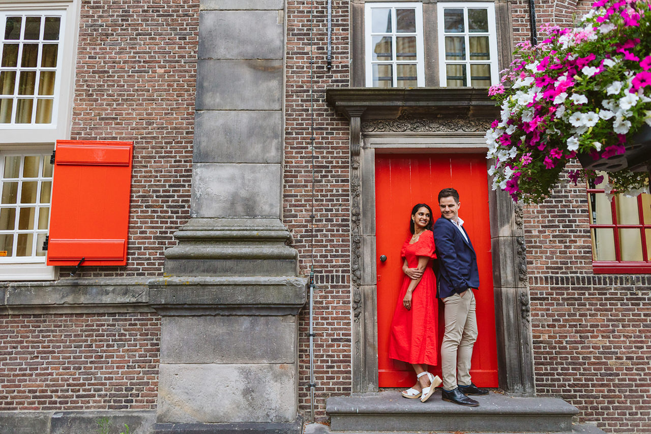 natural and relaxed pre wedding photography Amsterdam
